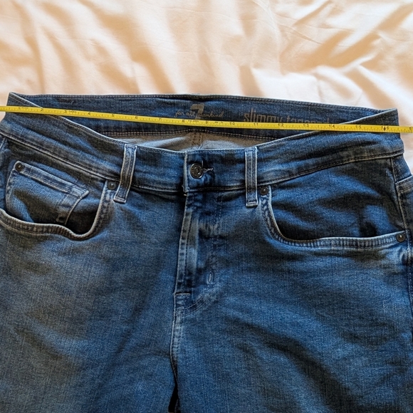 7 For All Mankind Slimmy Tapered Size 34 - Picture 6 of 9